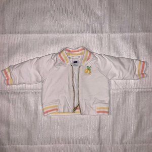 Janie and Jack Girls Lemon Jacket 0-3 month